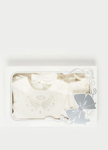 Костюм для хрещення (сукня, штани, чепчик, пінетки) Ляля (307707576)