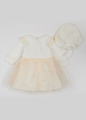 Костюм для хрещення (сукня, штани, чепчик, пінетки) Ляля (307707576)