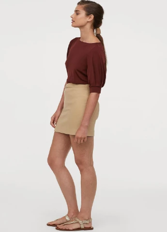 Бежевая юбка H&M