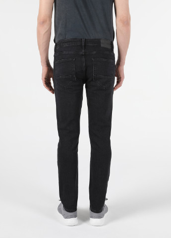 Черные демисезонные прямые джинсы 044 KARL Colin's