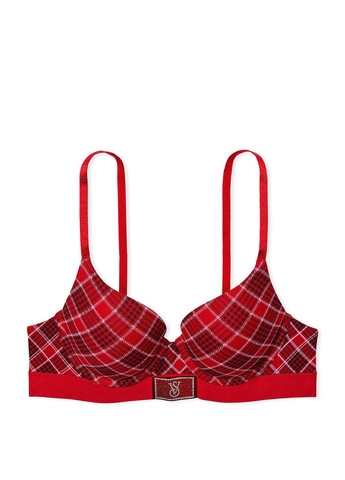 Червоний демісезонний комплект (бюстгальтер, трусики) Victoria's Secret