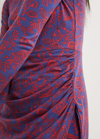 Комбінована кежуал сукня на запах Boden з малюнком