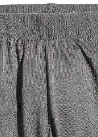 Темно-серые кэжуал демисезонные брюки прямые H&M