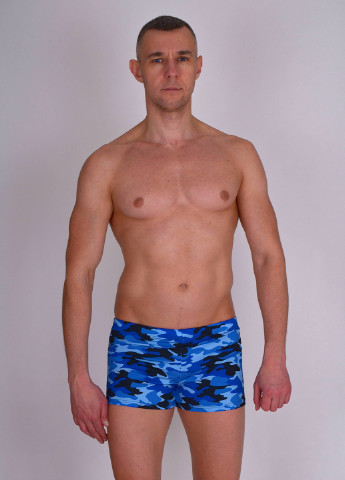 Мужские синие пляжные плавки шорты Uomo Mare
