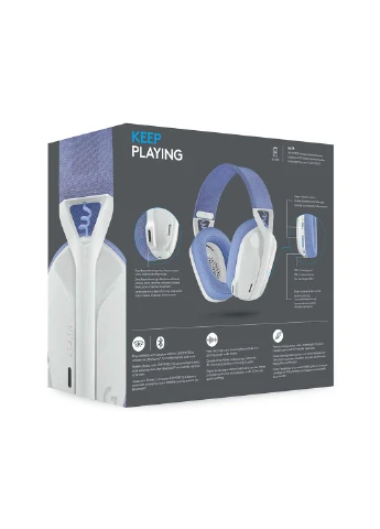Наушники (981-001074) Logitech G435 Lightspeed Wireless Gaming Headset White (250310283)