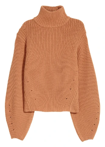 Світло-коричневий демісезонний светр H&M