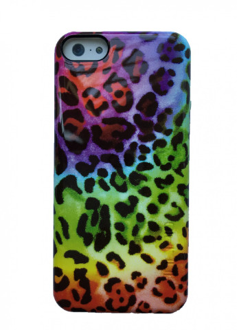 Чохол протиударний Feather для iPhone 5C Rainbow Cheetah Incipio (214658811)