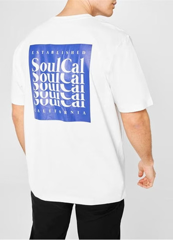 Біла футболка Soulcal & Co
