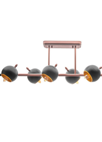 Люстра стельова молекула на 6 плафонів сучасна для коридора BL-477C/6 E14 BK Brille (253887481)