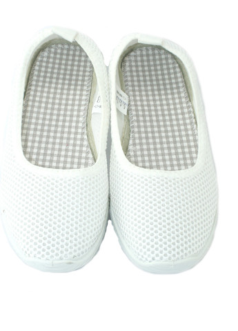 Белые мокасины No Brand с перфорацией