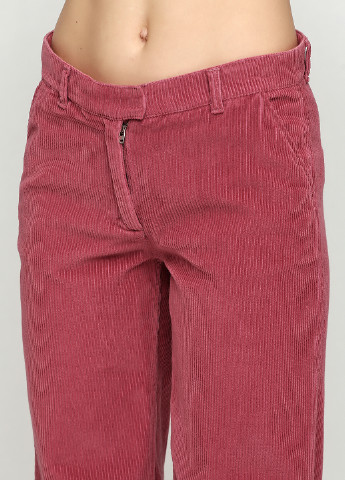 Розовые кэжуал демисезонные прямые брюки BRANDTEX COPENHAGEN