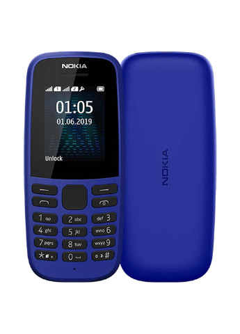Мобильный телефон Nokia 105 ss 2019 blue (154686405)