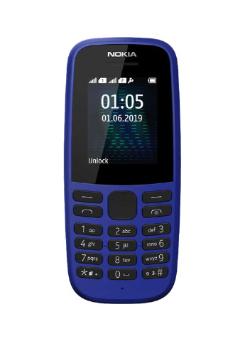 Мобильный телефон Nokia 105 ss 2019 blue (154686405)