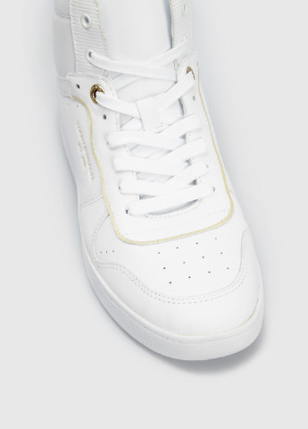 Осенние ботинки Tommy Hilfiger с тиснением, с логотипом, с белой подошвой, с перфорацией
