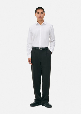 Белая кэжуал, классическая рубашка однотонная Primark