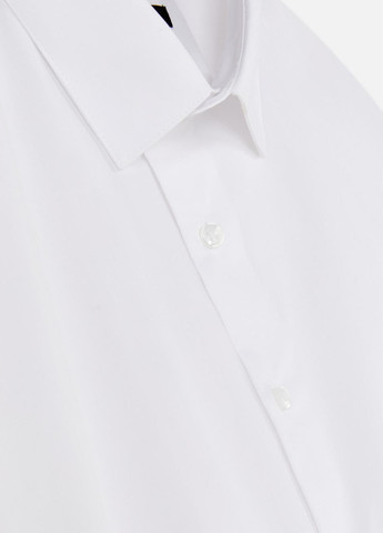 Белая кэжуал, классическая рубашка однотонная Primark