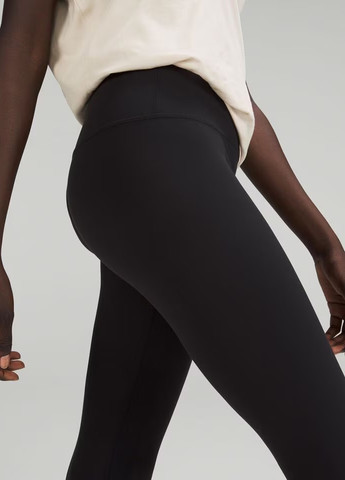 Черные демисезонные леггинсы Lululemon Athletica