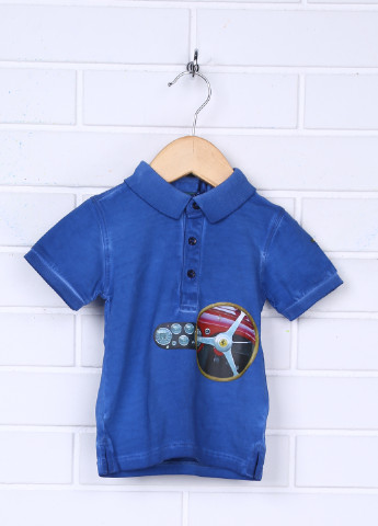 Синяя детская футболка-тенниска для мальчика Ferrari