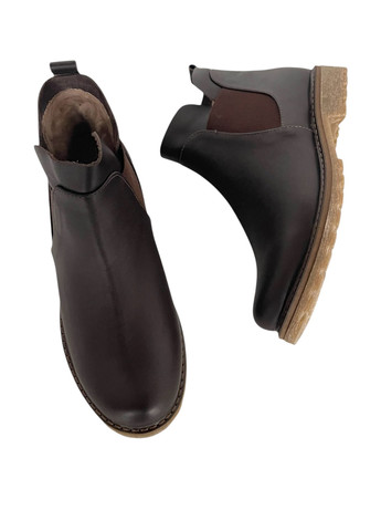 Зимние ботинки челси Maria Tucci на тракторной подошве