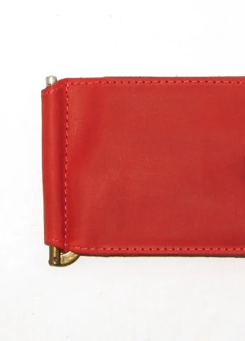 Подарочный набор №6 (зажим + обложка на права, ID паспорт) красный DNK Leather (253933664)
