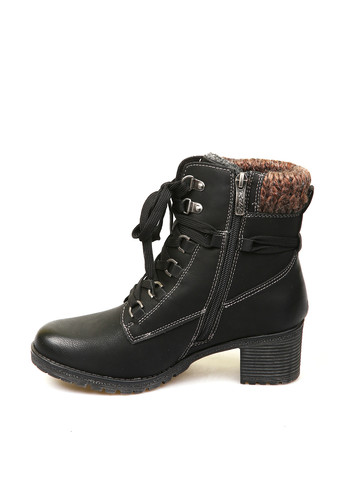 Осенние ботинки No Brand со шнуровкой из искусственной кожи