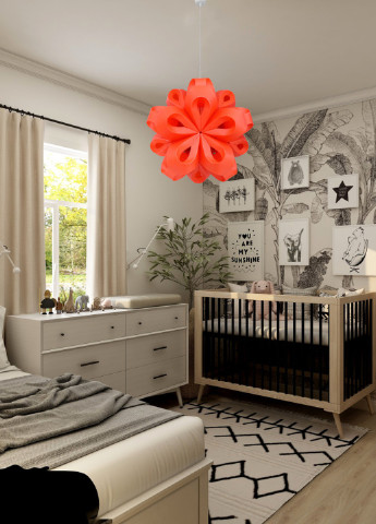 Люстра подвесная KL-314S/1 E27 RED Brille (253887634)