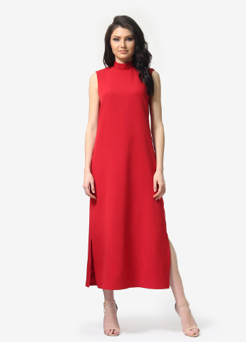 Червона кежуал сукня, сукня Anette однотонна