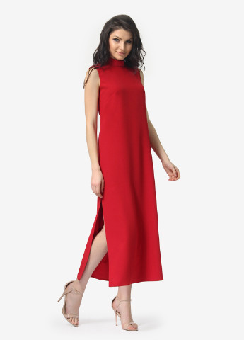 Червона кежуал сукня, сукня Anette однотонна