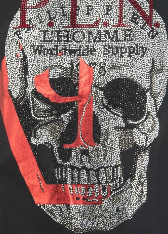 Черная футболка Philipp Plein