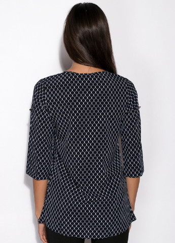 Тёмно-синяя блуза Time of Style