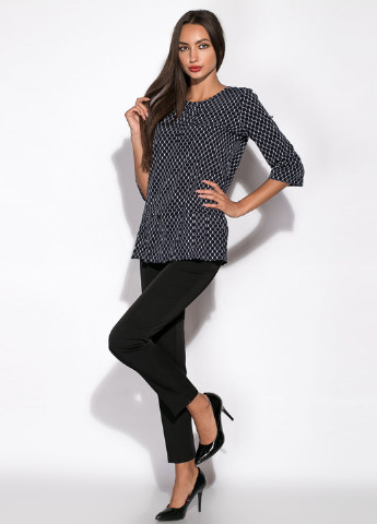 Тёмно-синяя блуза Time of Style