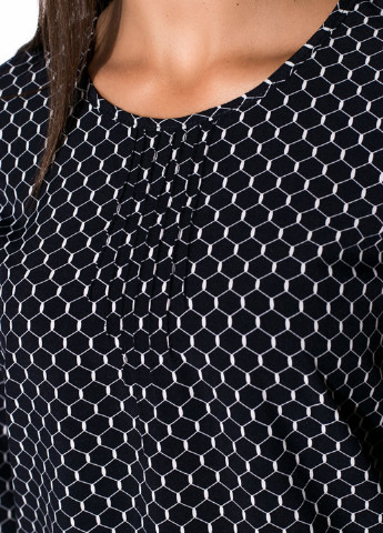 Тёмно-синяя блуза Time of Style