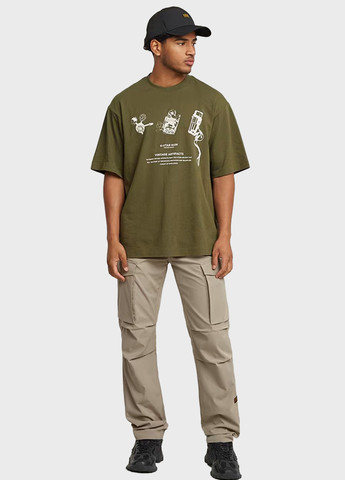 Хакі (оливкова) футболка G-Star Raw