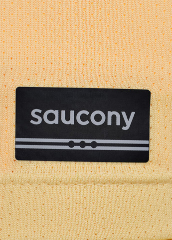 Світло-жовта літня футболка Saucony STOPWATCH SHORT SLEEVE