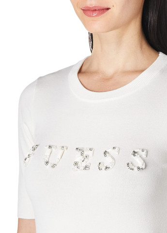 Молочный демисезонный джемпер джемпер Guess