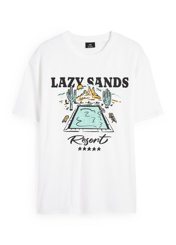 Белая футболка C&A