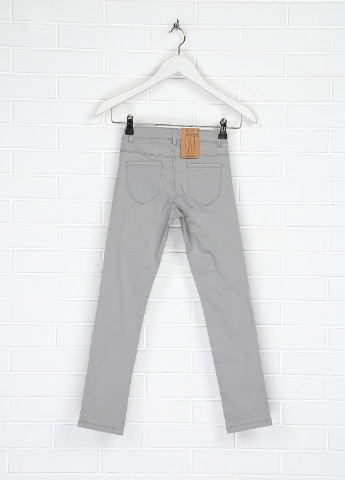 Светло-серые кэжуал демисезонные зауженные брюки Kiabi