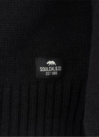 Чорний демісезонний светр Soulcal & Co