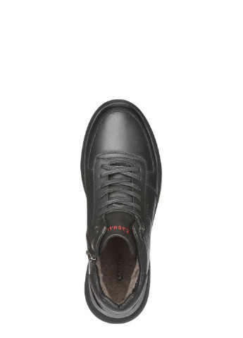 Черные зимние ботинки мужские утепленные Casual