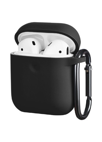 Чохол для навушників 2Е 2E для Apple AirPods, Pure Color Silicone (3.0mm), Black чорні