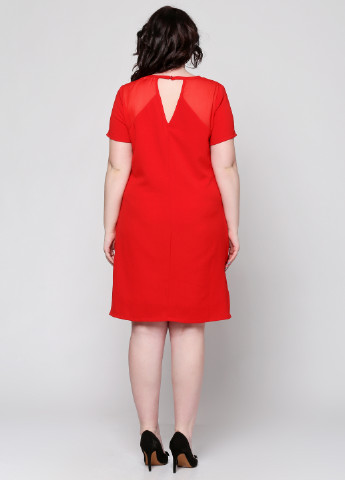 Красное коктейльное платье Lavand