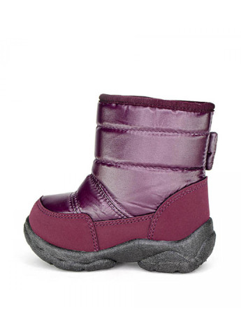 Бордовые дутики детские lila бордо Oldcom на липучке