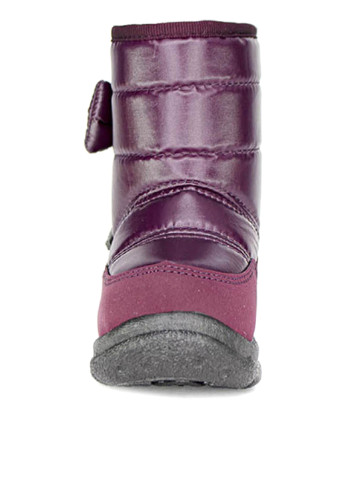 Бордовые дутики детские lila бордо Oldcom на липучке