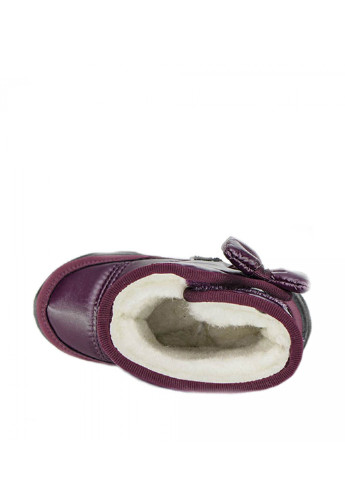 Бордовые дутики детские lila бордо Oldcom на липучке