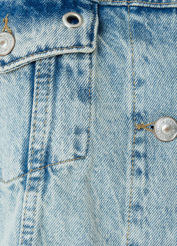 Голубая демисезонная куртка куртка-пиджак KOTON