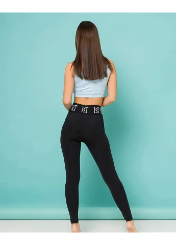 Черные демисезонные леггинсы 9050a xl черный ISSA PLUS