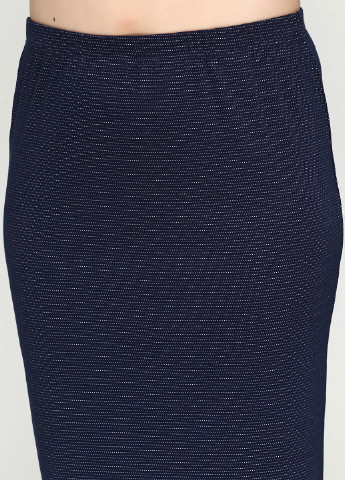 Темно-синяя кэжуал в горошек юбка Ciso