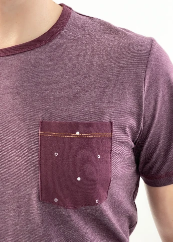 Бордова футболка Core by Jack & Jones