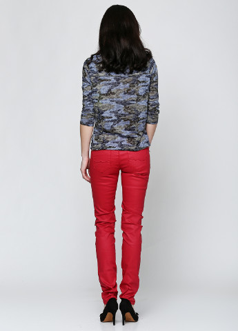 Красные джинсовые демисезонные зауженные брюки Bonobo