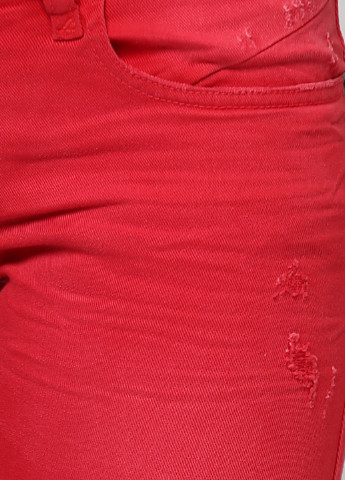 Красные кэжуал демисезонные брюки Diesel